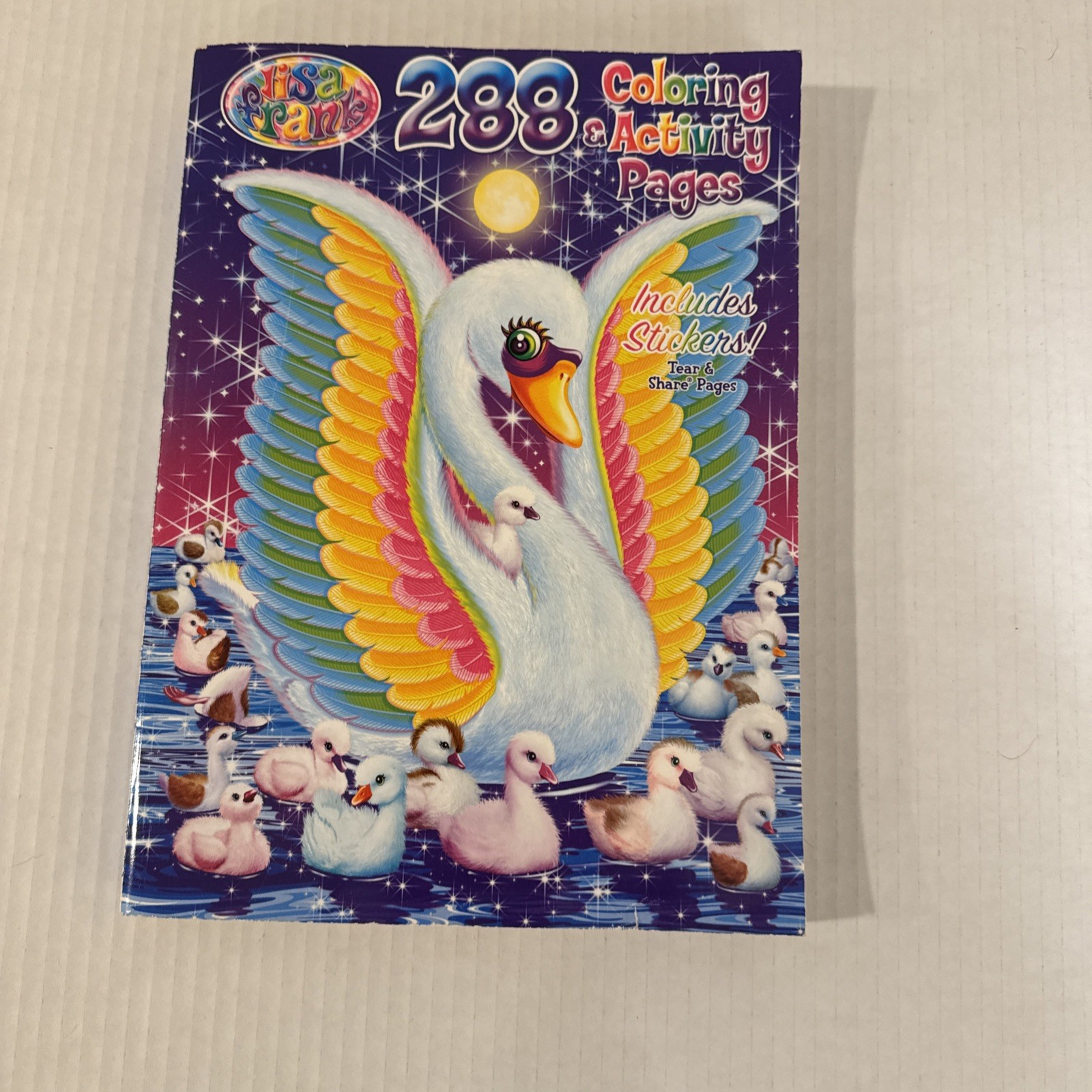 Lisa Frank Coloring and Activity 288 Pages Book With Stickers (TD)