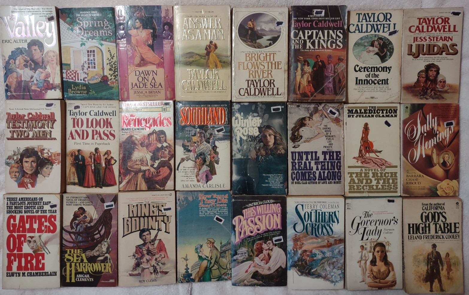 YOUR CHOICE:$3.00=HISTORICAL ROMANCE/ SAGA/ FICTION PAPERBACKS (TOTAL S/H=$5.99)