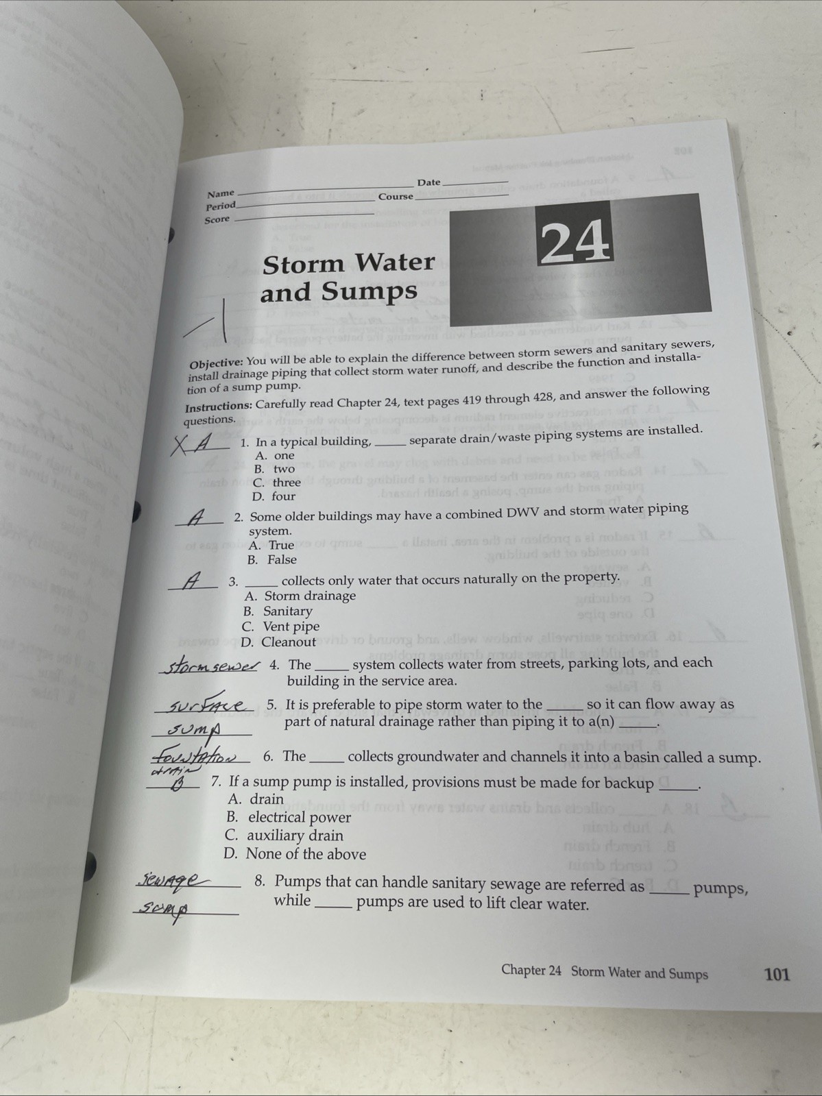 Modern Plumbing by Blankenbaker E. Keith 2005 Written in!