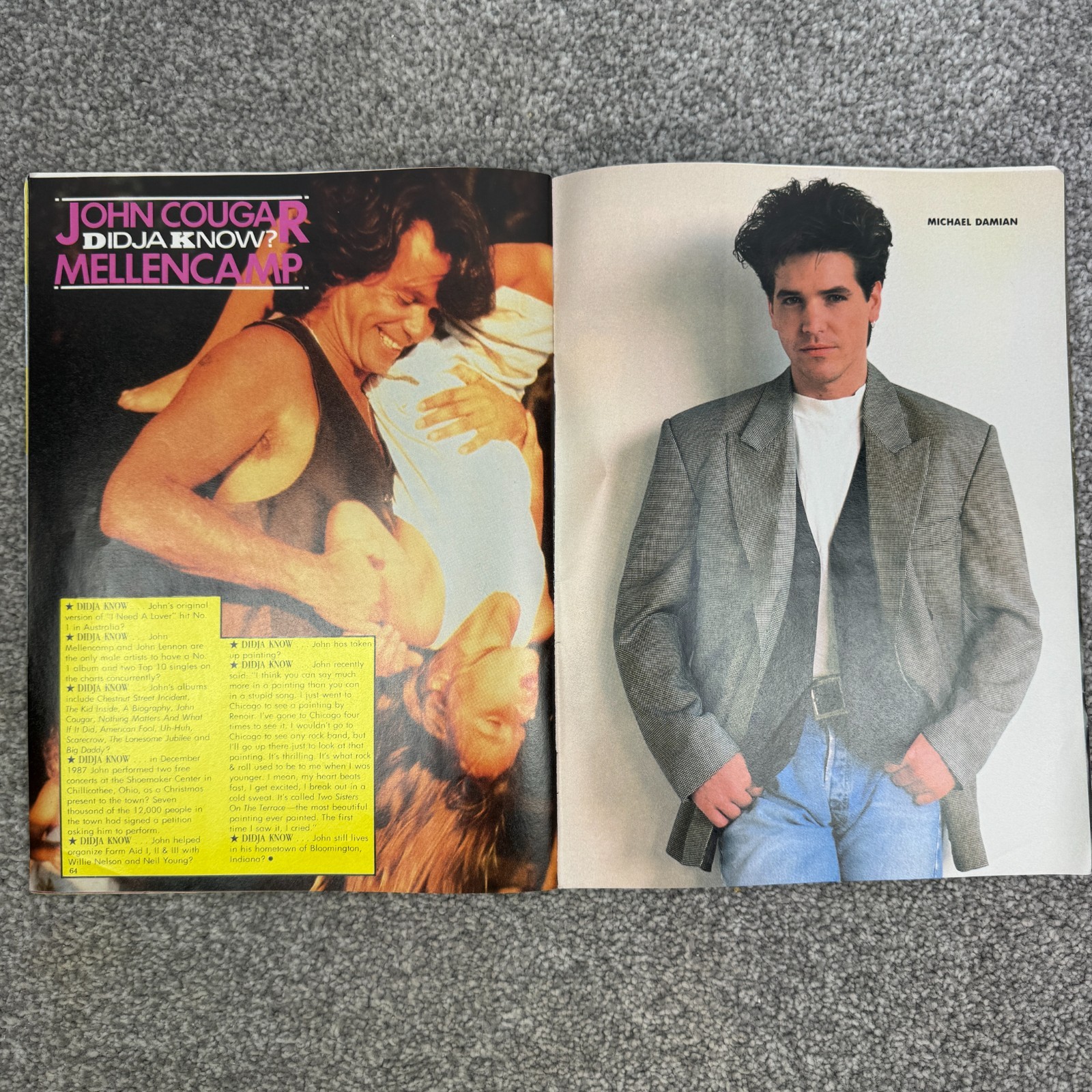 TV and Movie Screen 75 Pop Shots Magazine December 1989 Vol 36 No 6 NKOTB Prince