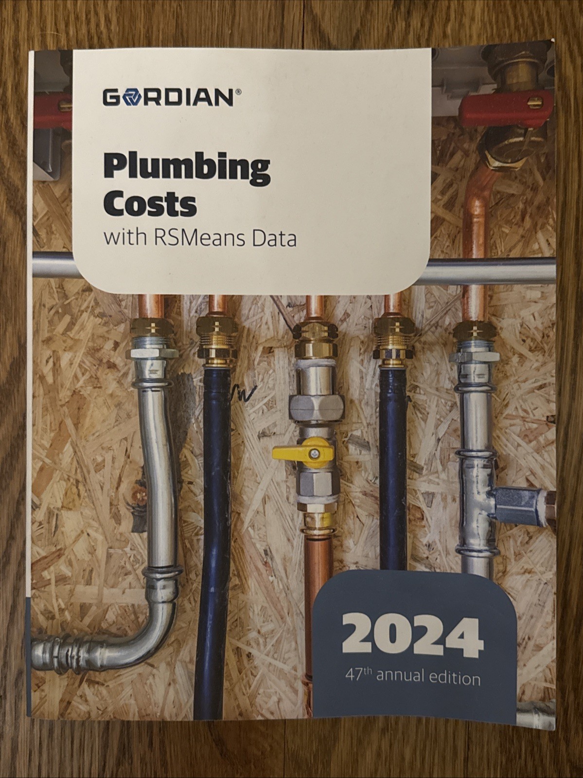2024 GORDIAN RS MEANS PLUMBING COSTS with RSMeans Data 47th Edition EUC