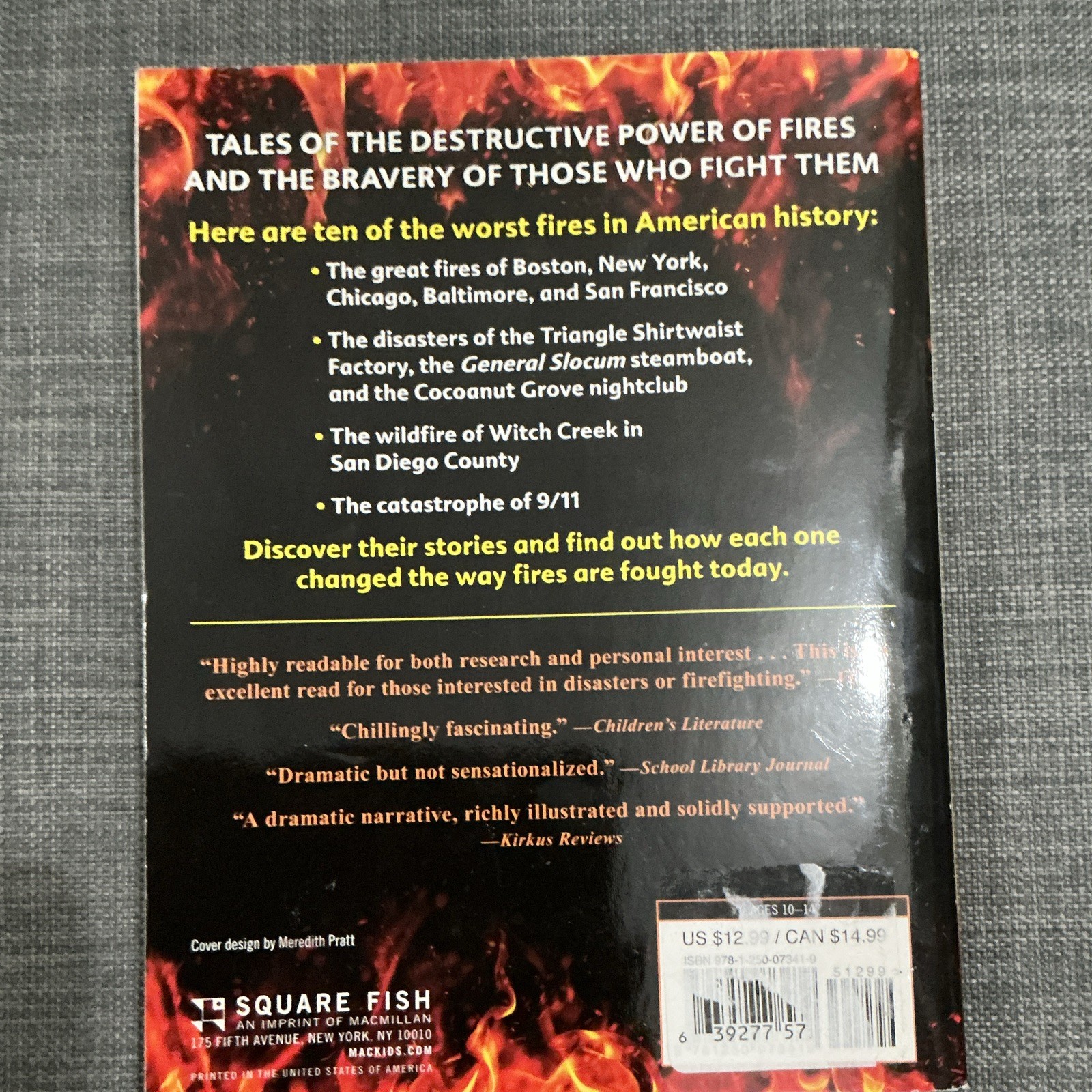 Fighting Fire! by Michael L. Cooper Square Fish PB Ages 9-12 Firefighting