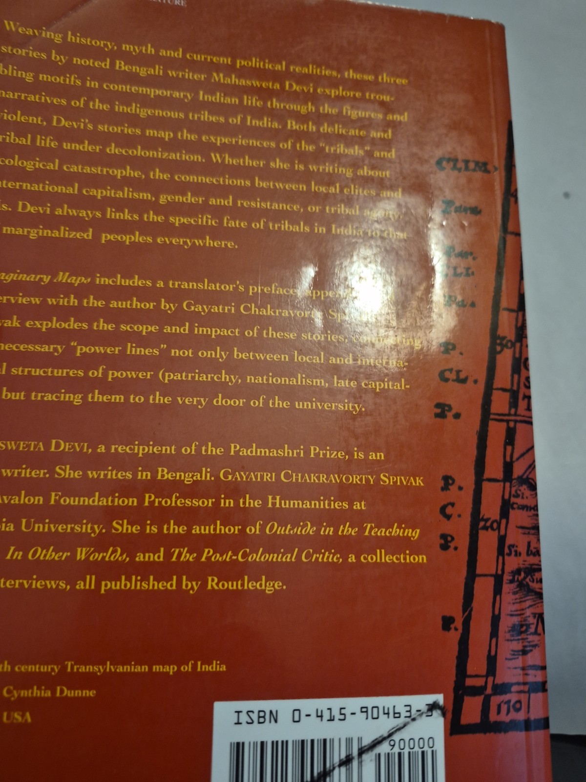 Imaginary Maps Three Stories by Mahasweta Devi Routledge TPB Spivak Colonialism