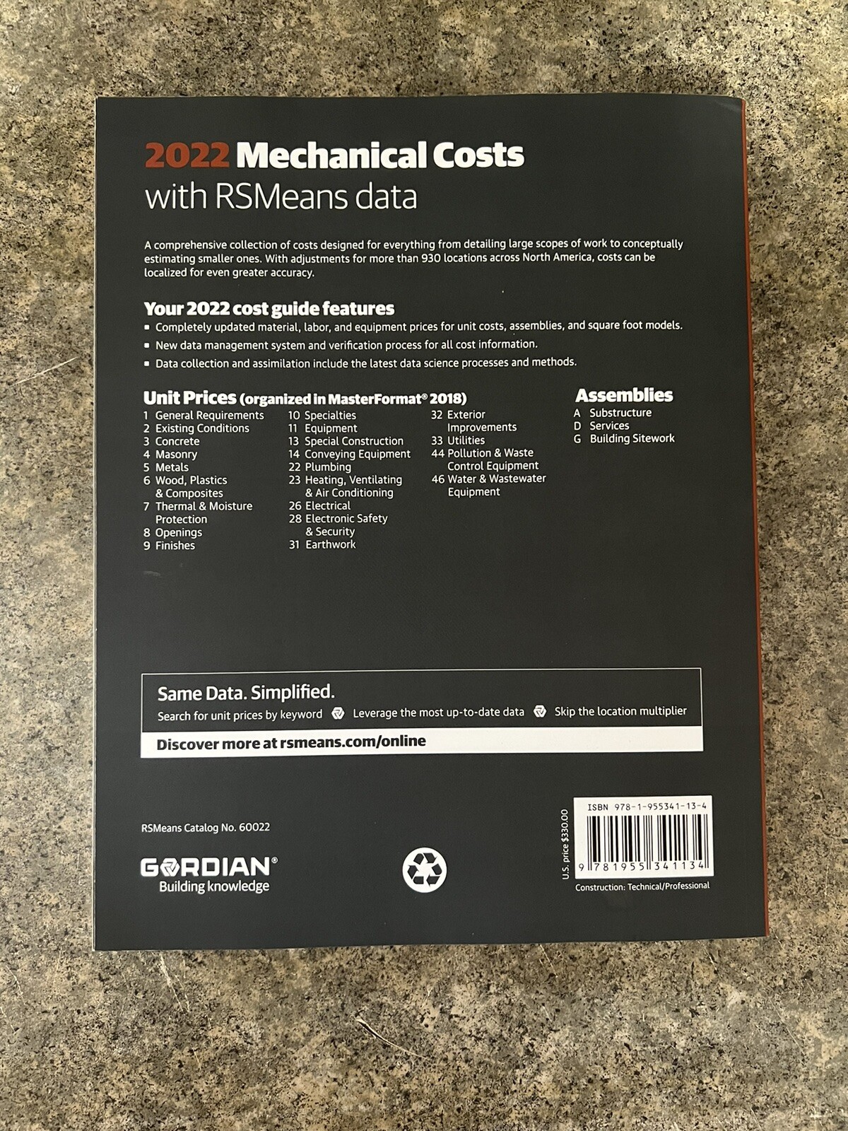 2022 Mechanical Costs with Rsmeans Data