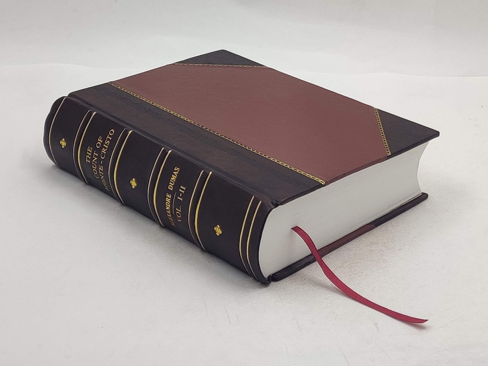 The count of Monte-Cristo Volume 1 1916 by Alexandre Dumas [Leather Crafted]