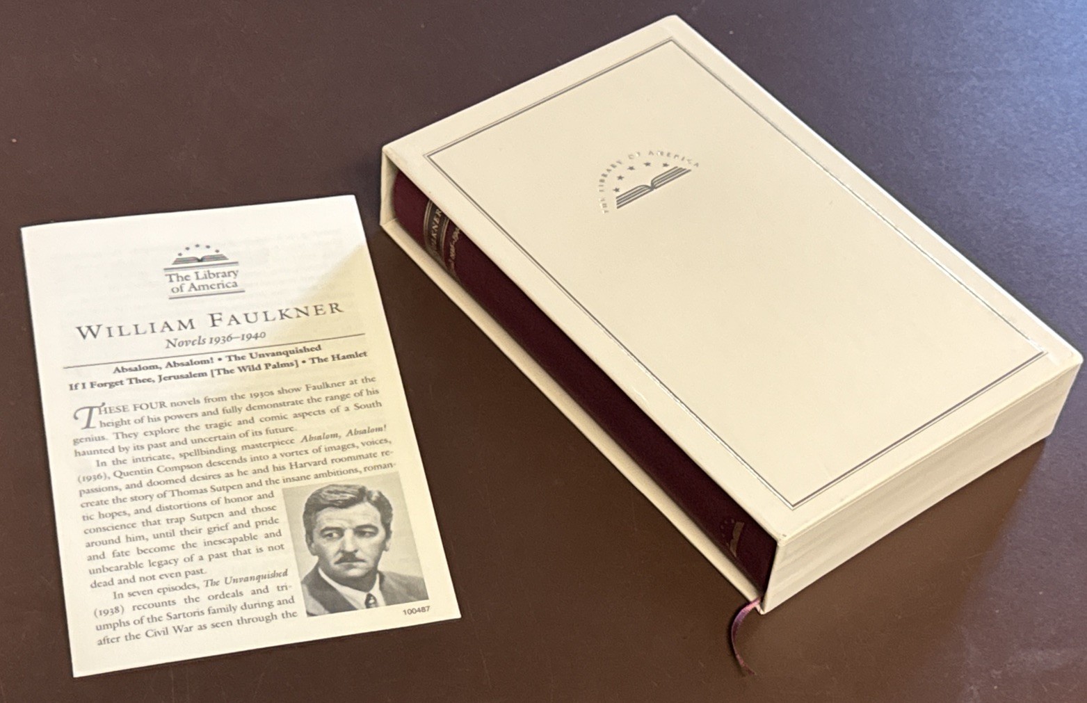 William Faulkner : Novels 1936-1940 Red Brand New Mint Condition Hard Cover