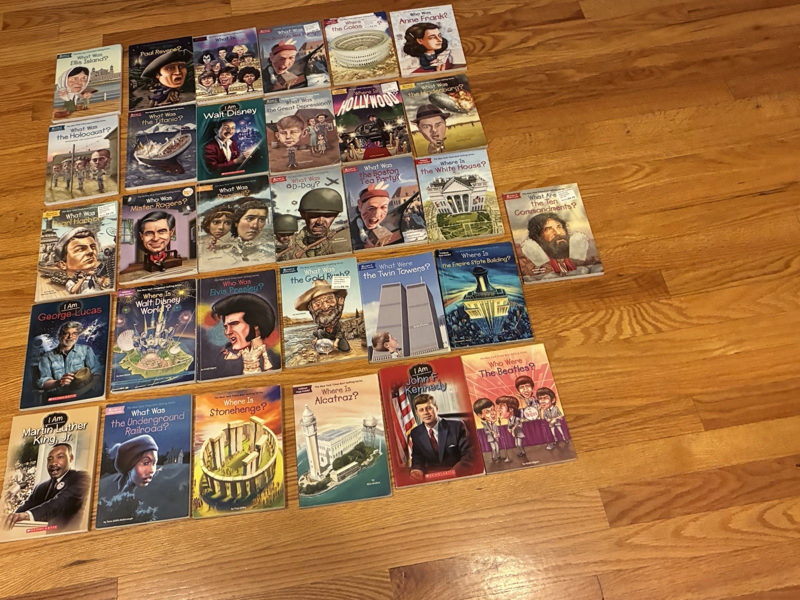 Lot of 31 Who Was / What Is Series Children’s Biography History Chapter Books
