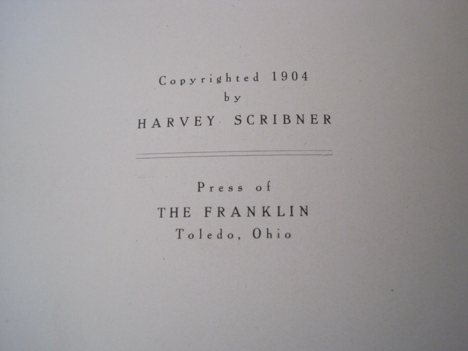 A Messenger From Santa by Harvey Scribner Franklin Printing and Engraving 1904