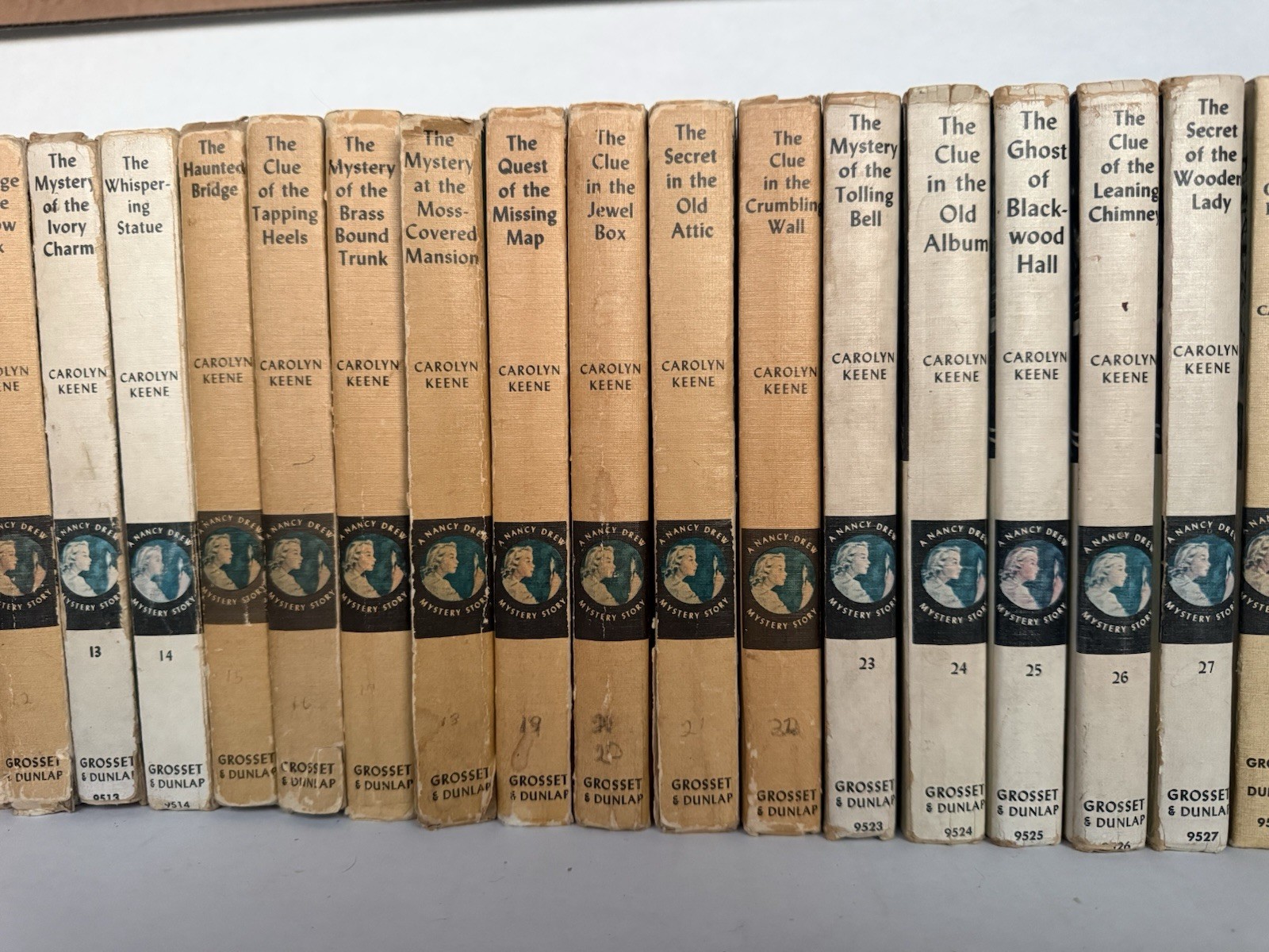 Nancy Drew Vintage Matte Books Carolyn Keene Set 1-53 + 1 Extra Book