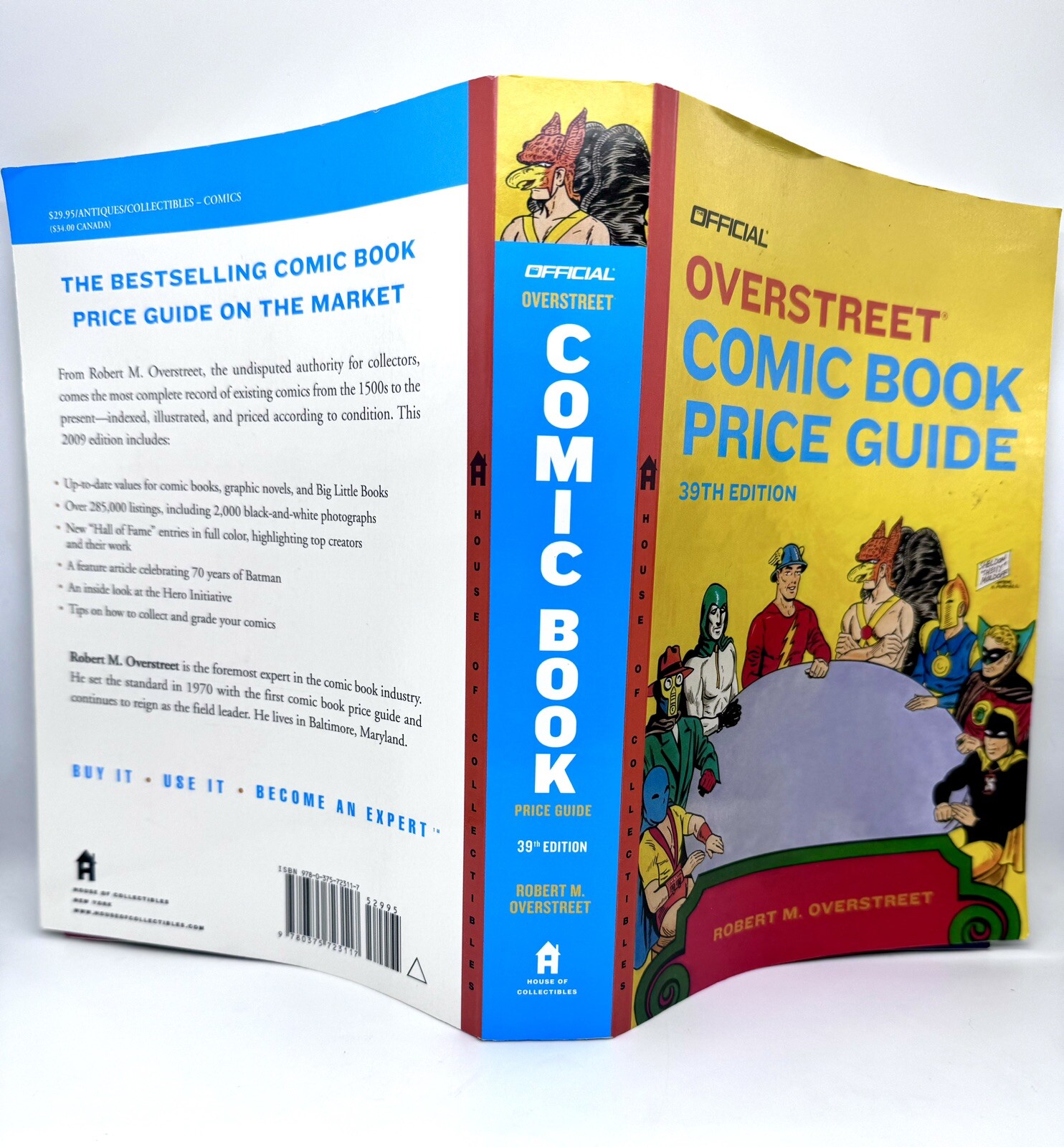 The Official “OVERSTREET COMIC BOOK PRICE GUIDE No 39” Softcover, 2009 1120-page