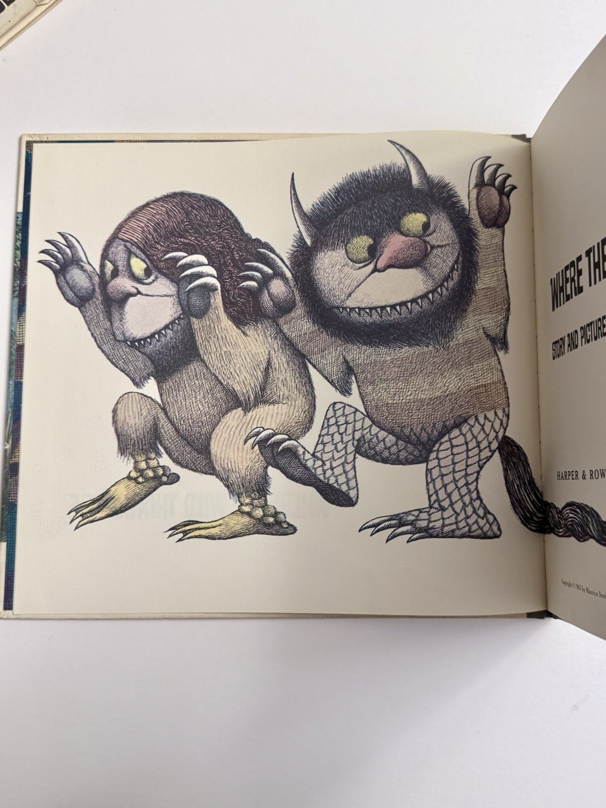 Where the Wild Things Are Maurice Sendak Early Harper & Row HC DJ $3.50 1963