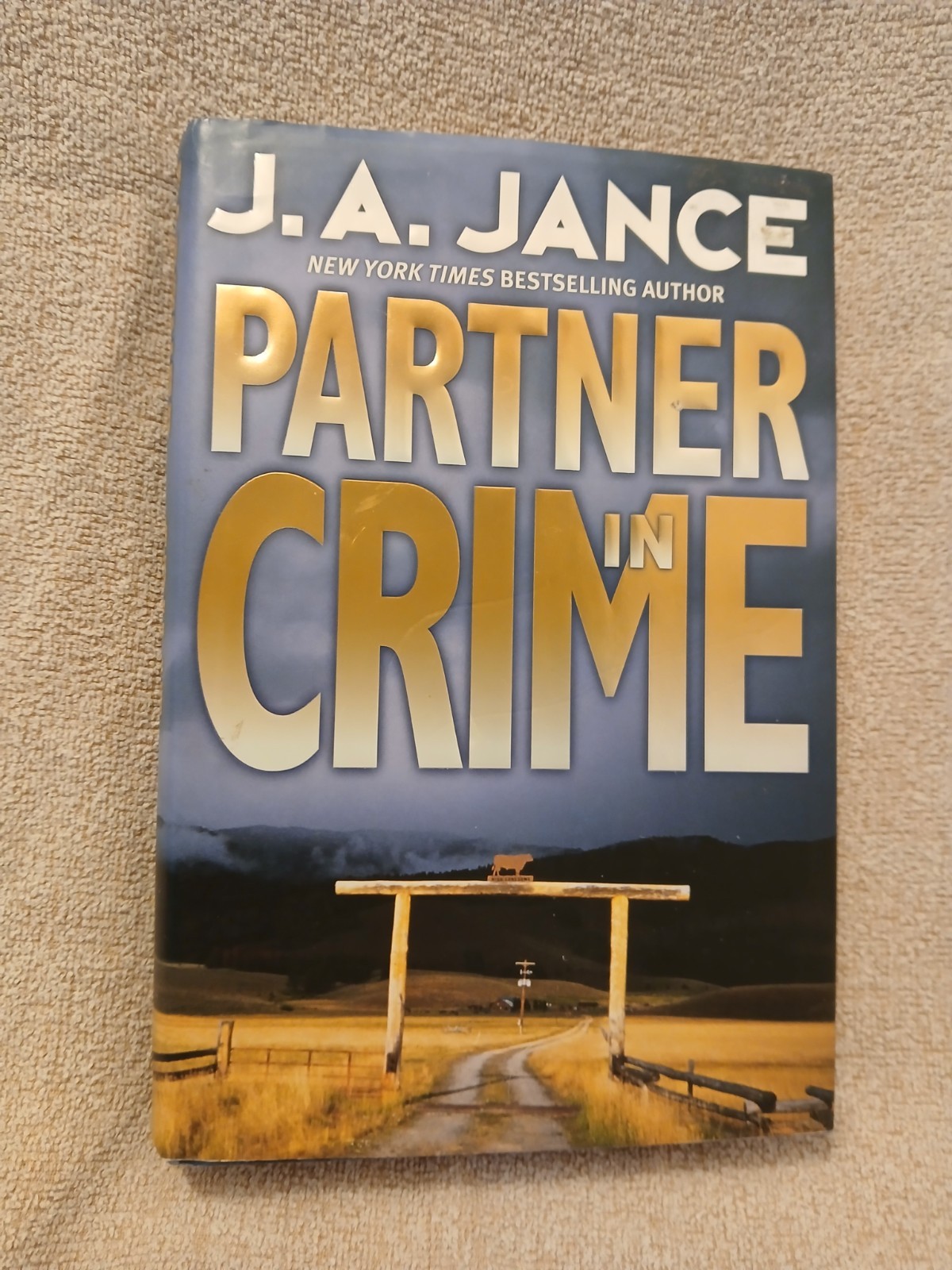 PARTNER IN CRIME by J. A. Jance 1st edition, 1st printing HC w/DJ