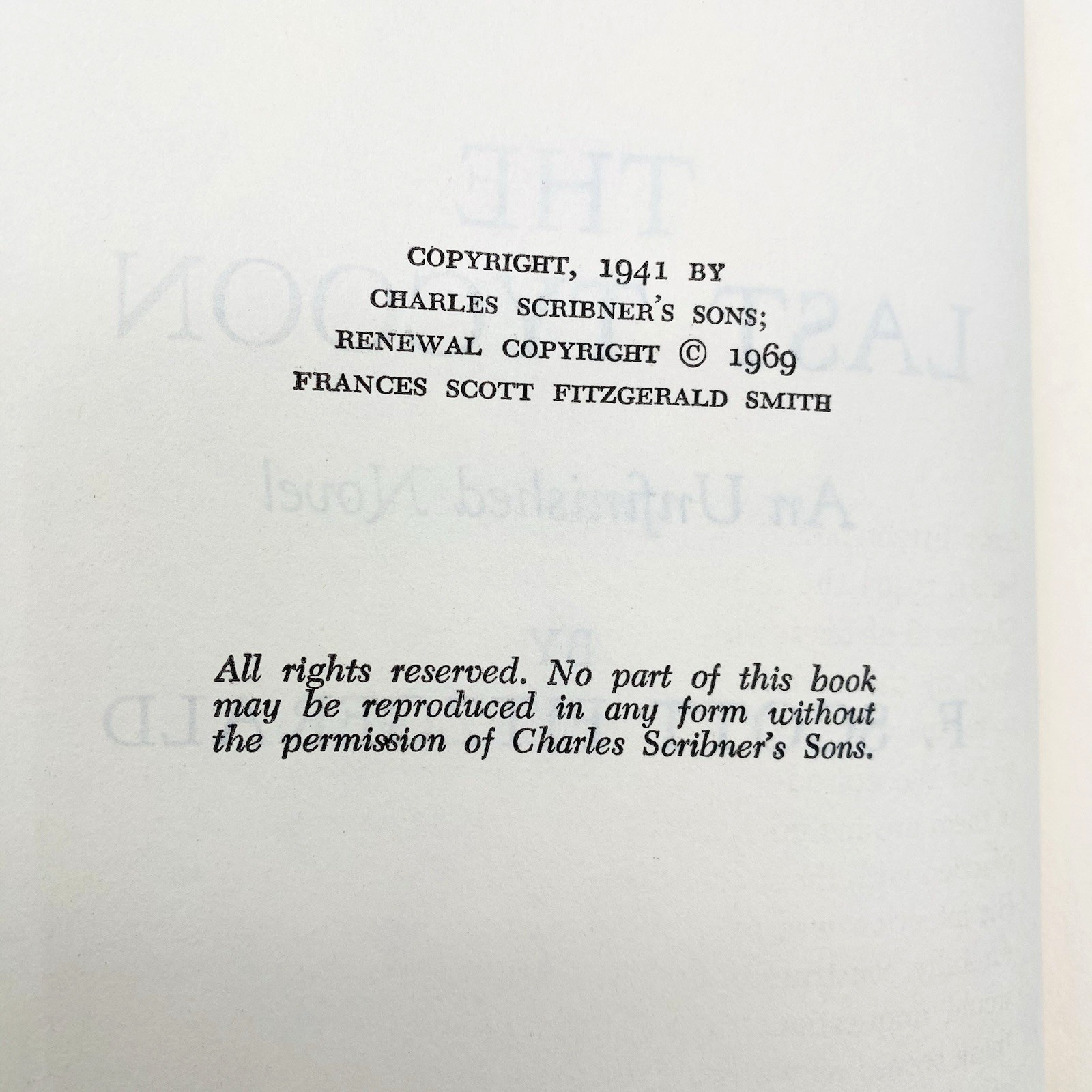 Lot of 4 F. Scott Fitzgerald Hardcover Novels Charles Scribner’s Sons Acceptable