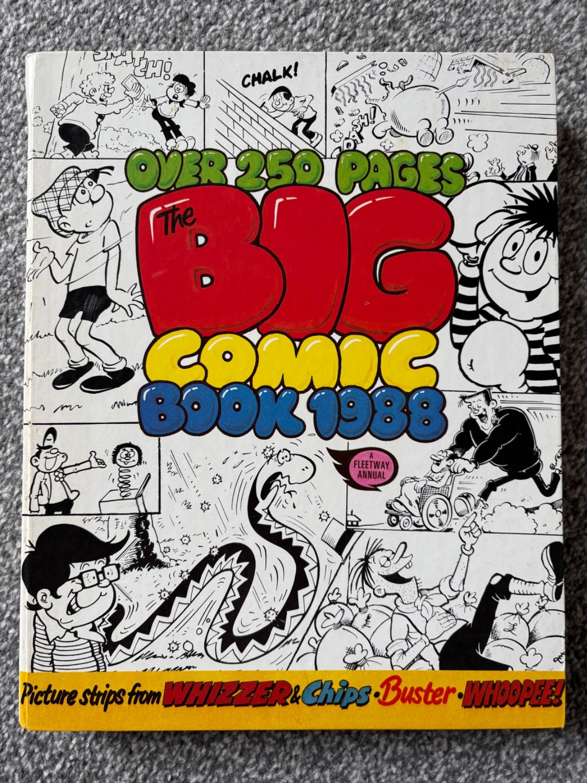 THE BIG COMIC BOOK 1988 – BUSTER, WHIZZER AND CHIPS, WHOOPEE (1987) 256 PAGES