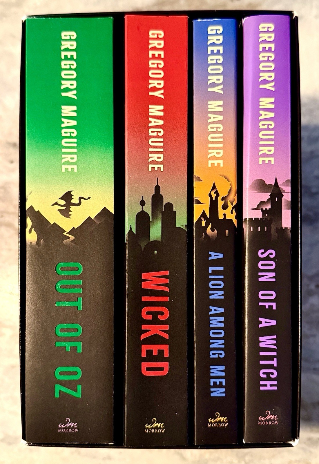 The WICKED Years: Son of a Witch, Out of Oz, A Lion Among Men & Wicked BookSet.