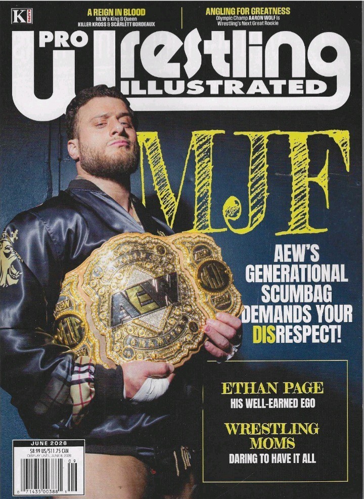 Pro Wrestling Illustrated June 2026 MJF, Ethan Page, Killer Kross, Ratings…