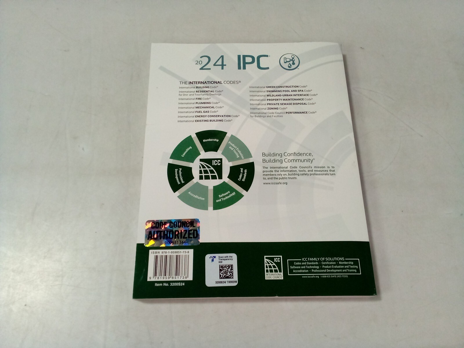 2024 International Plumbing Code, International Code Co