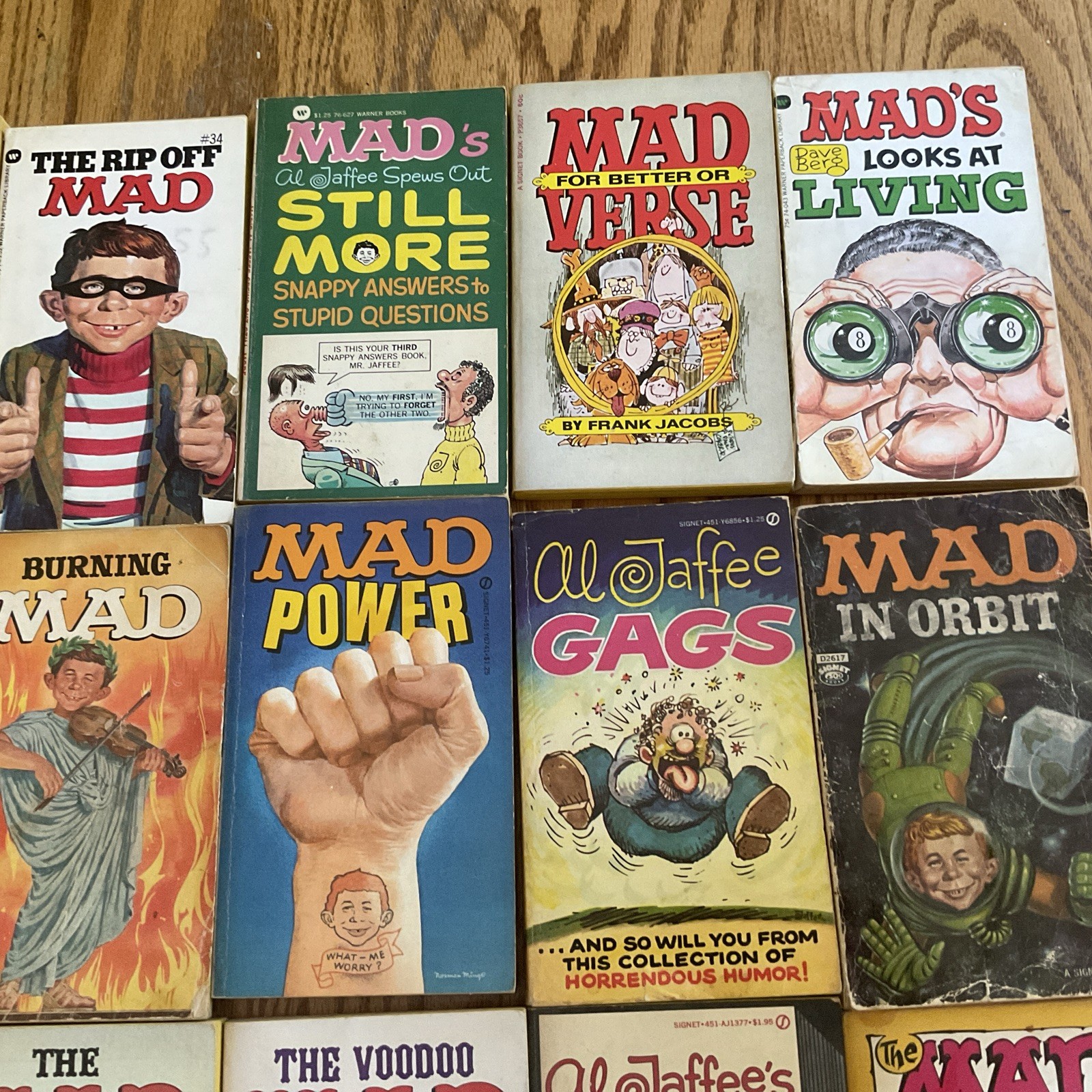Lot Of (20) Vintage MAD Magazine Paperback Books Bundle Signet Warner 60’s 70’s