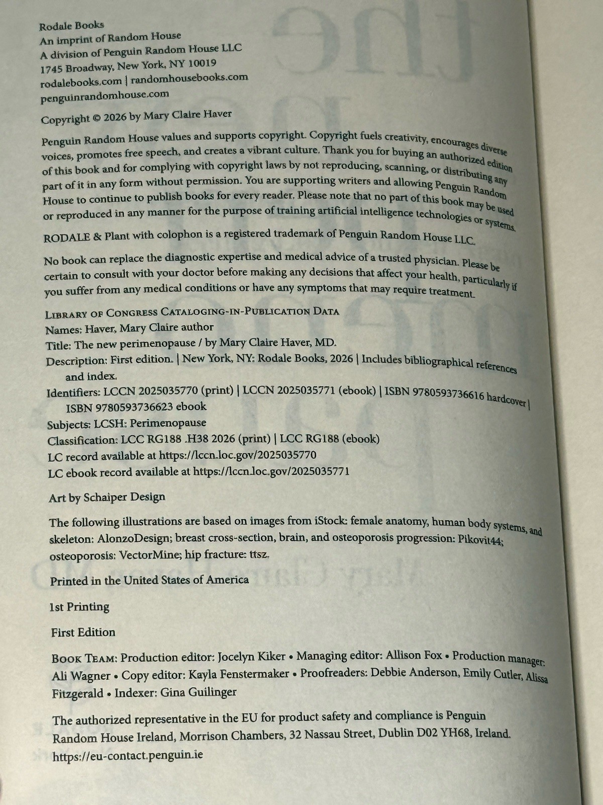The New Perimenopause: An Evidence-Based Guide… (2026) – Mary Claire Haver, MD