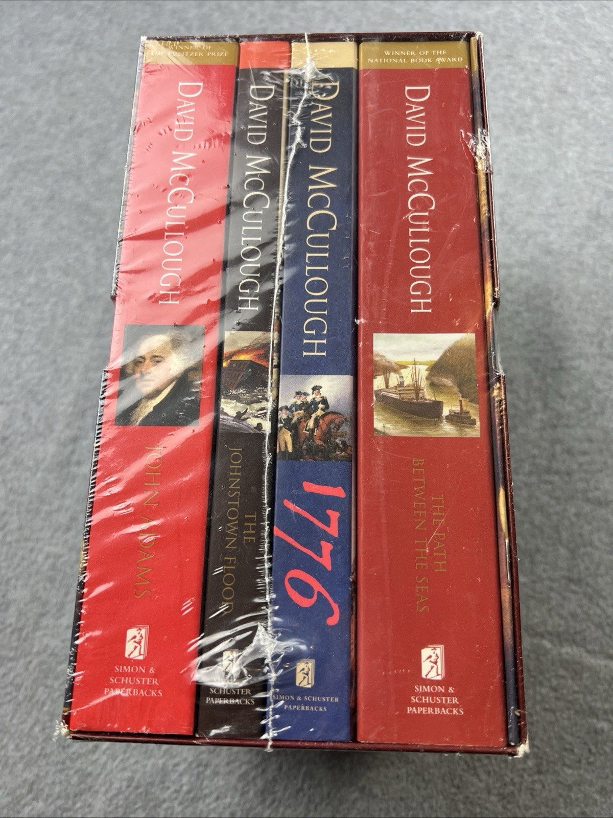 David McCullough Boxed Set John Adams Johnstown Flood 1776 Path Between the Seas