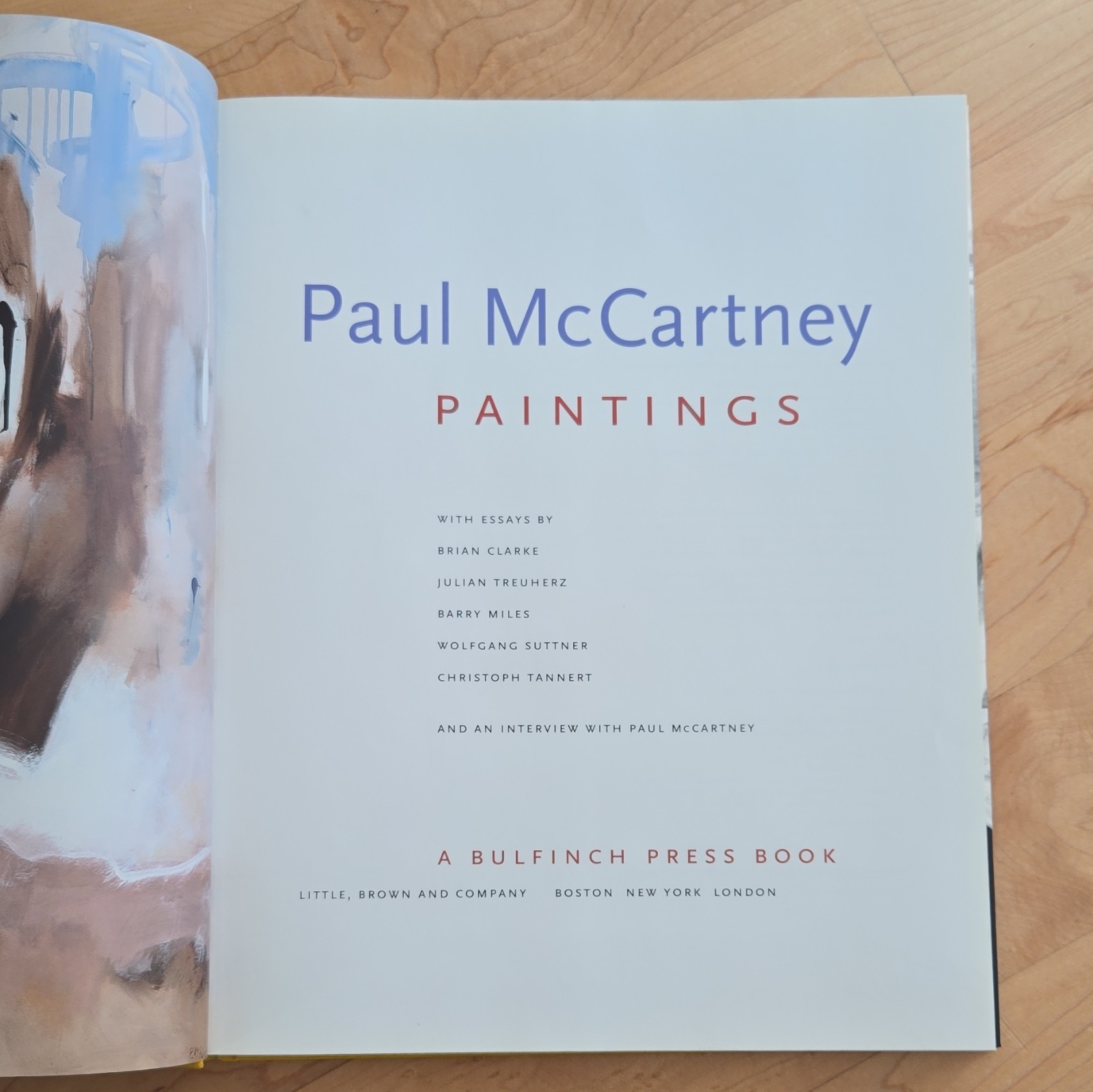 Paul McCartney Paul McCartney’s Paintings HC 2000 1st Ed Bulfinch DJ