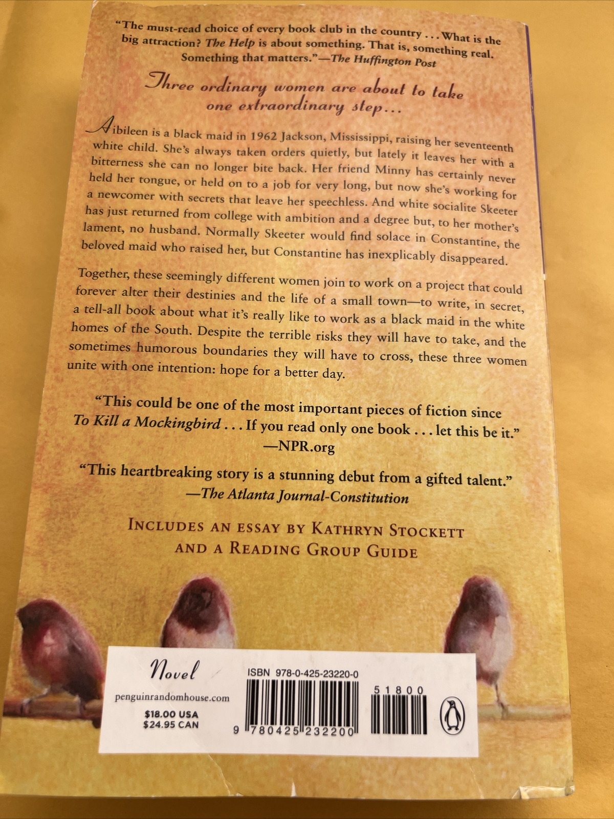 The Help By Kathryn Stockett