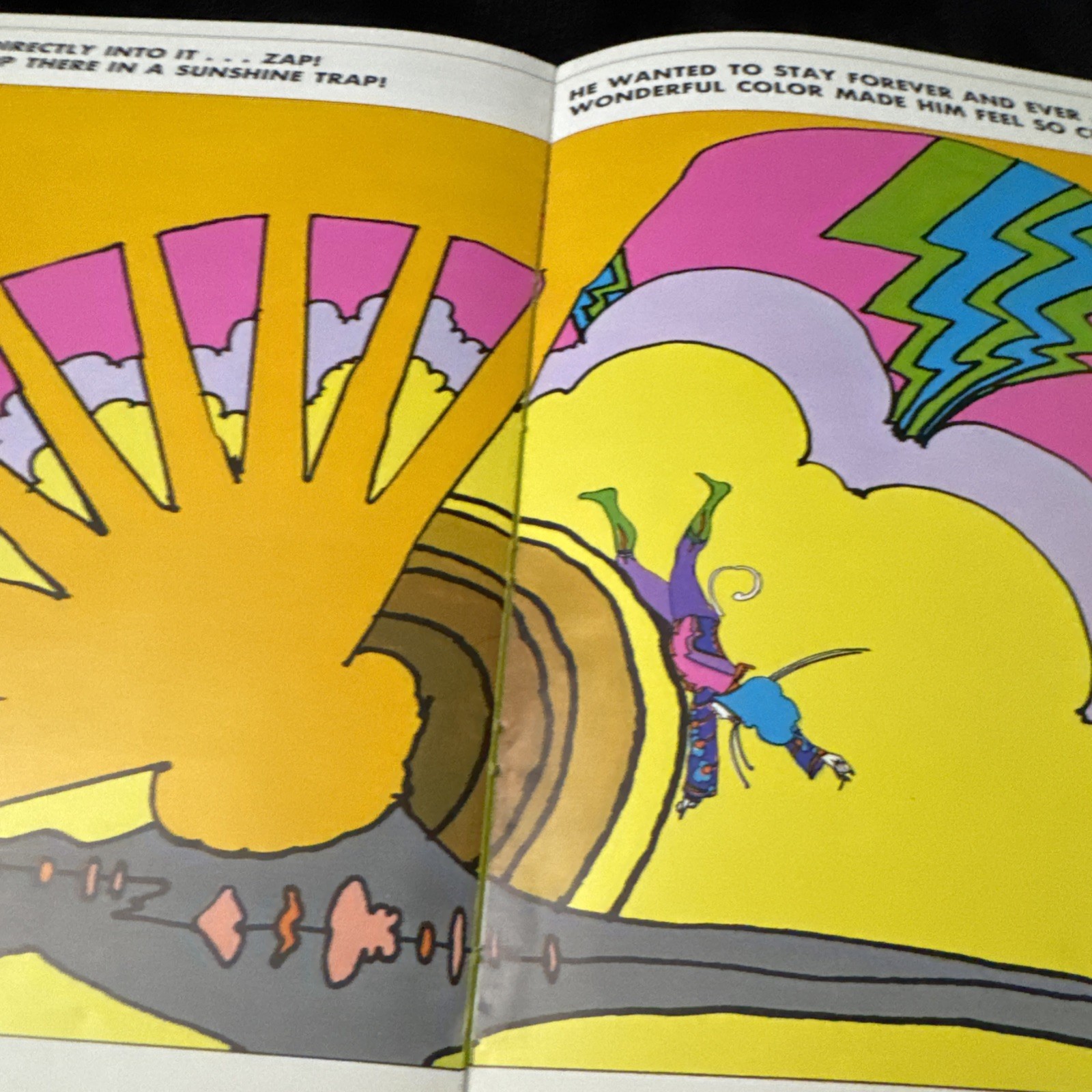 THE PETER MAX LAND OF YELLOW – Hardcover 1970