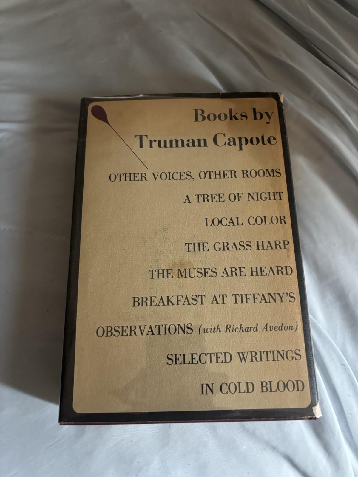 Truman Capote, In Cold Blood! Scarce First Edition, Unclipped Jacket! VG+