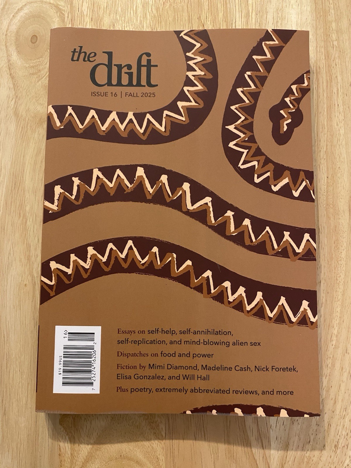 The Drift Book Zine Magazine Issue 16 Fall 2025 US SELLER