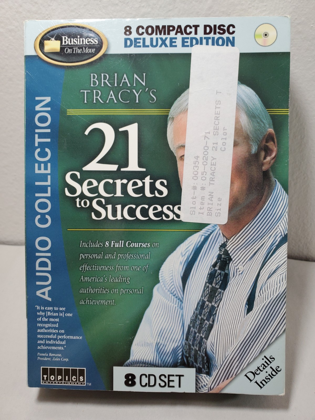 Brian Tracys 21 Secrets to Success Audio CD Set By Tracy, Brian