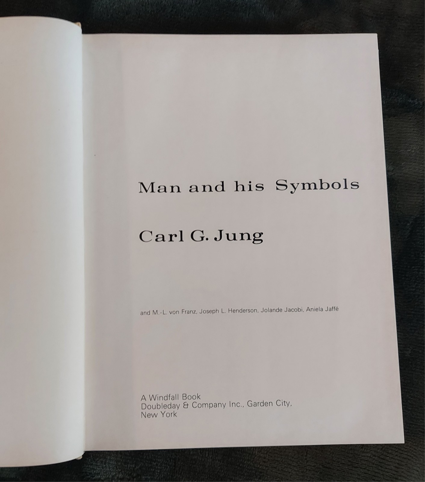 Man and His Symbols by Carl G. Jung Hardcover, Dust Jacket 1964 Classic