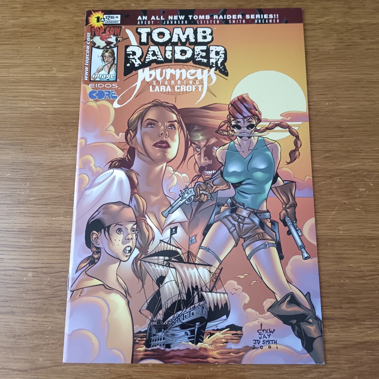 Tomb Raider Journeys Starring Lara Croft #1A Image Comics Drew Johnson Cover