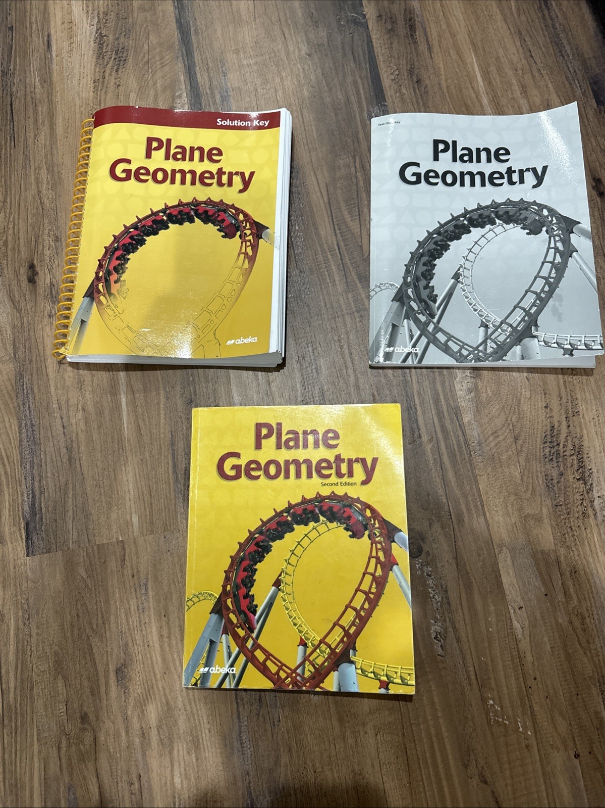 Abeka Plane Geometry 2nd Edition Bundle Textbook/Solution Key/Test+Quiz Key
