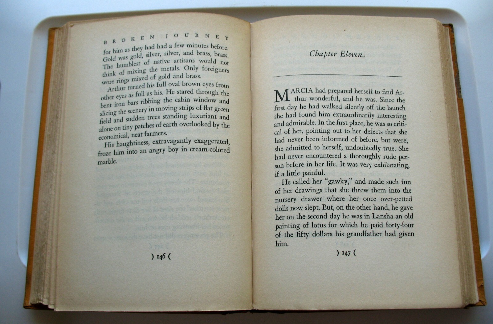 1935 BROKEN JOURNEY by Louisa Wilson ~~ First Edition ~~ 343 Pages