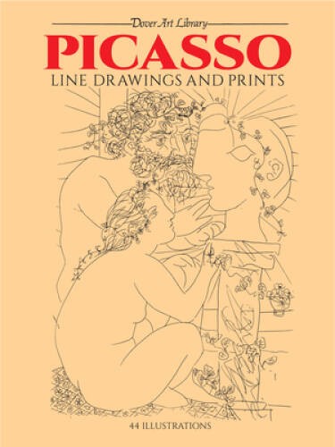 Picasso Line Drawings and Prints (Dover Fine Art, History of Art) – GOOD