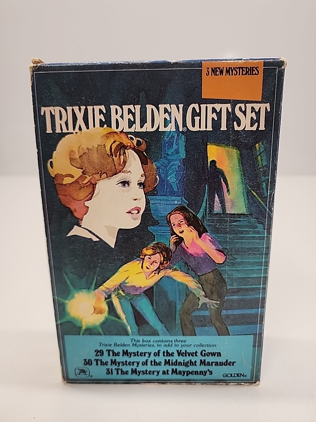 TRIXIE BELDEN Vintage Book Lot 29 30 31 PB Mysteries by Kathryn Kenny Gift Set