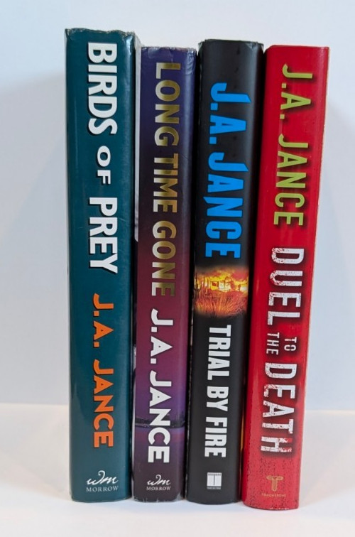 J.A. Jance Book Lot of 4: JP Beaumont Ali Reynolds 1st Editions, Birds of Prey