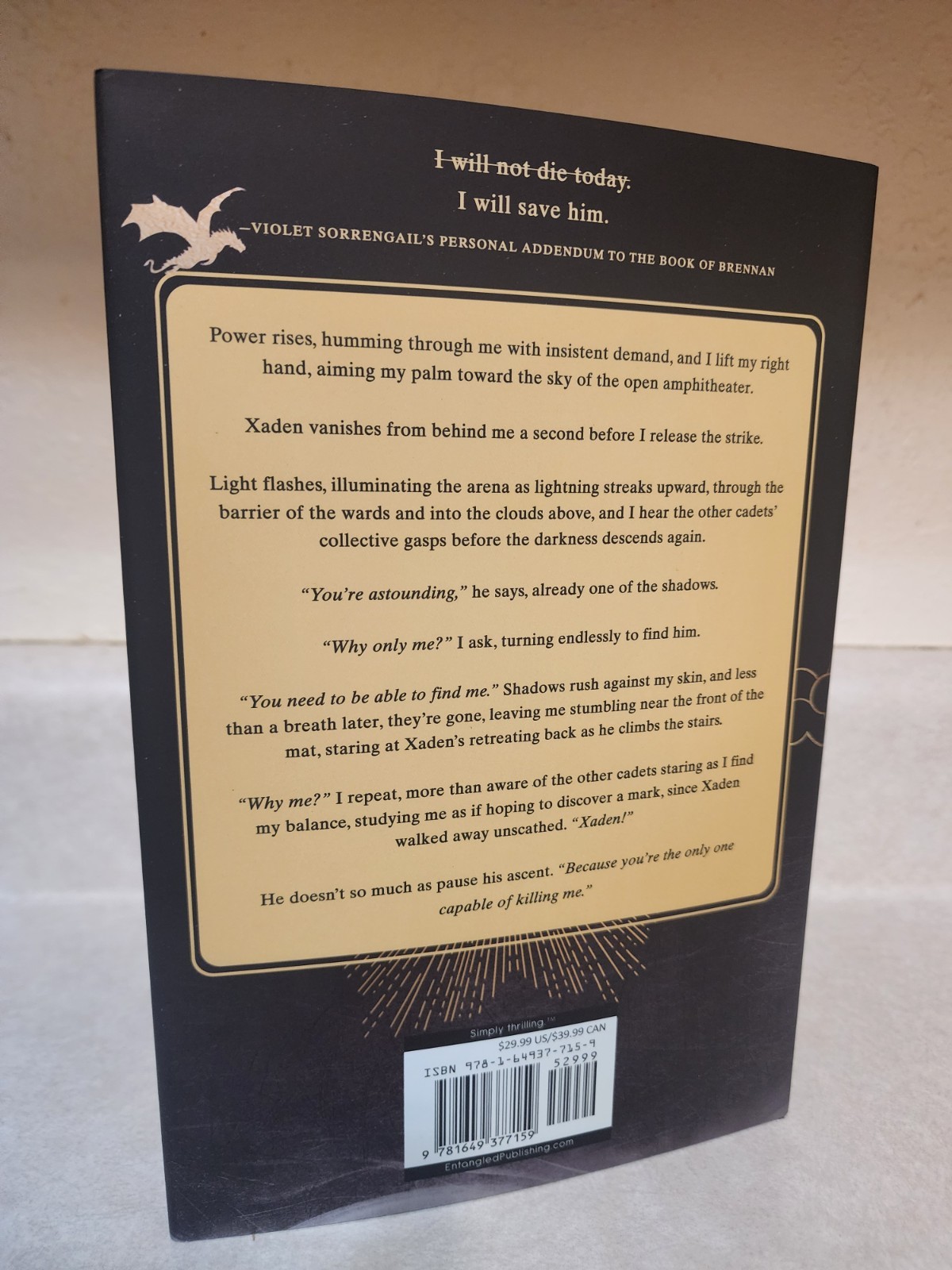 Onyx Storm (Standard Edition) by Rebecca Yarros 2025, Hardcover 1st Edition 2nd