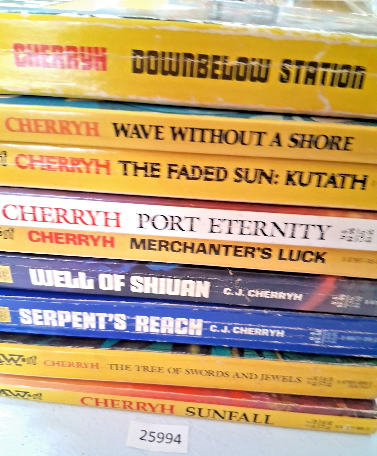 Vintage Lot of 9 Science Fiction/Fantasy Books 1980s & up 25994 bc25 C.J. Cherry