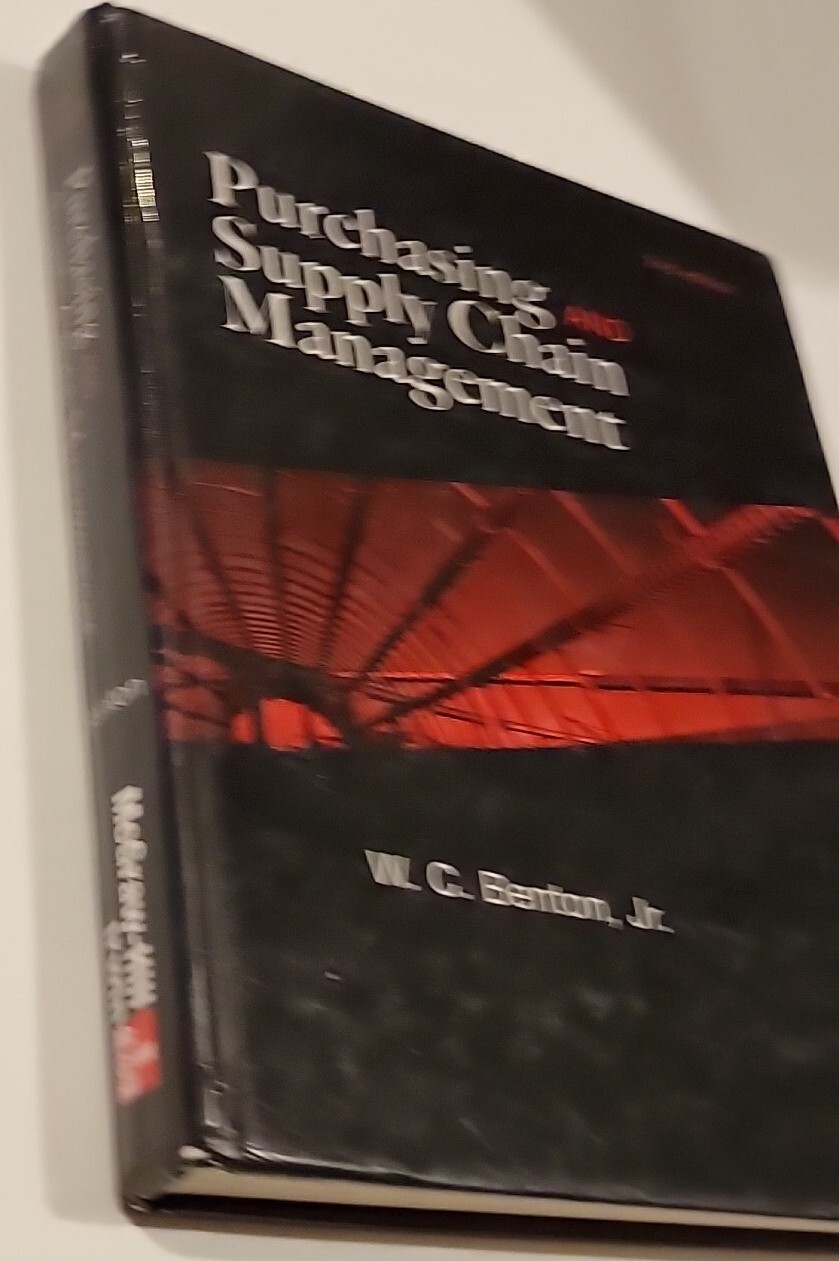 Purchasing & Supply Chain Management Hardcover Textbook Very Good