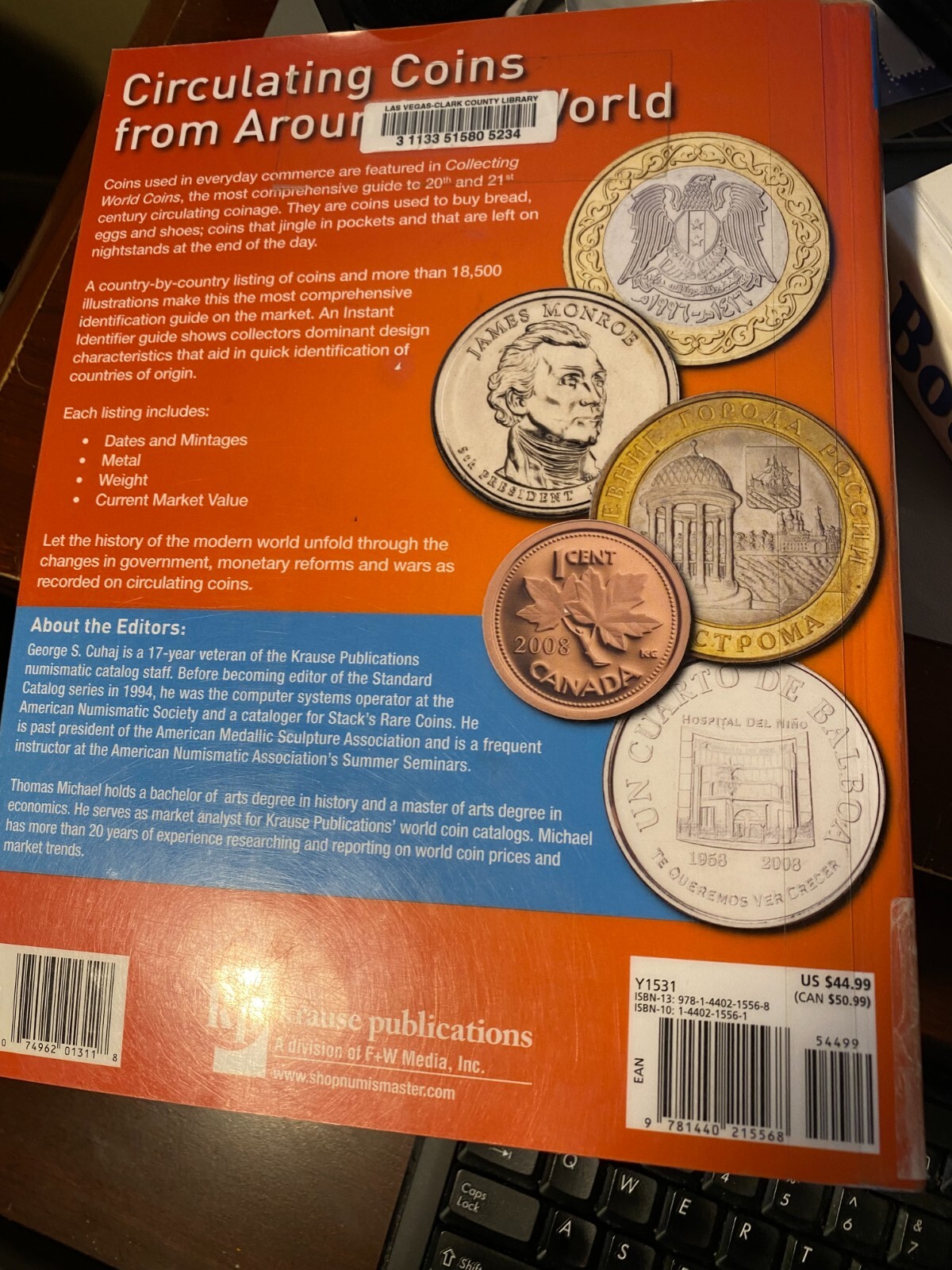 Collecting World Coins 13th Edition; Circulating Issues 1901-Present 1,056 pages