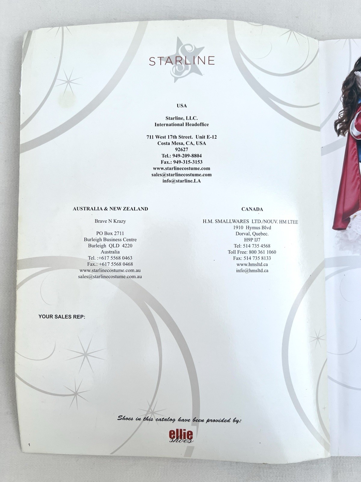 HOT Sexy Scanty Starline 2013 COSTUME COLLECTION Catalog 198 pages (Shop Copy)