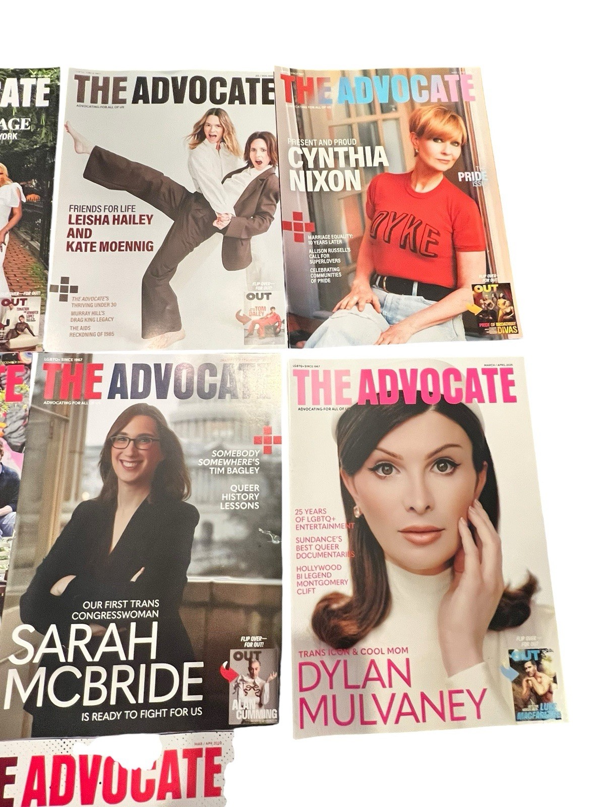 Out Magazine /The Advocate Lot 10 NEW 2026 /2025 2024/ 70$ Retail