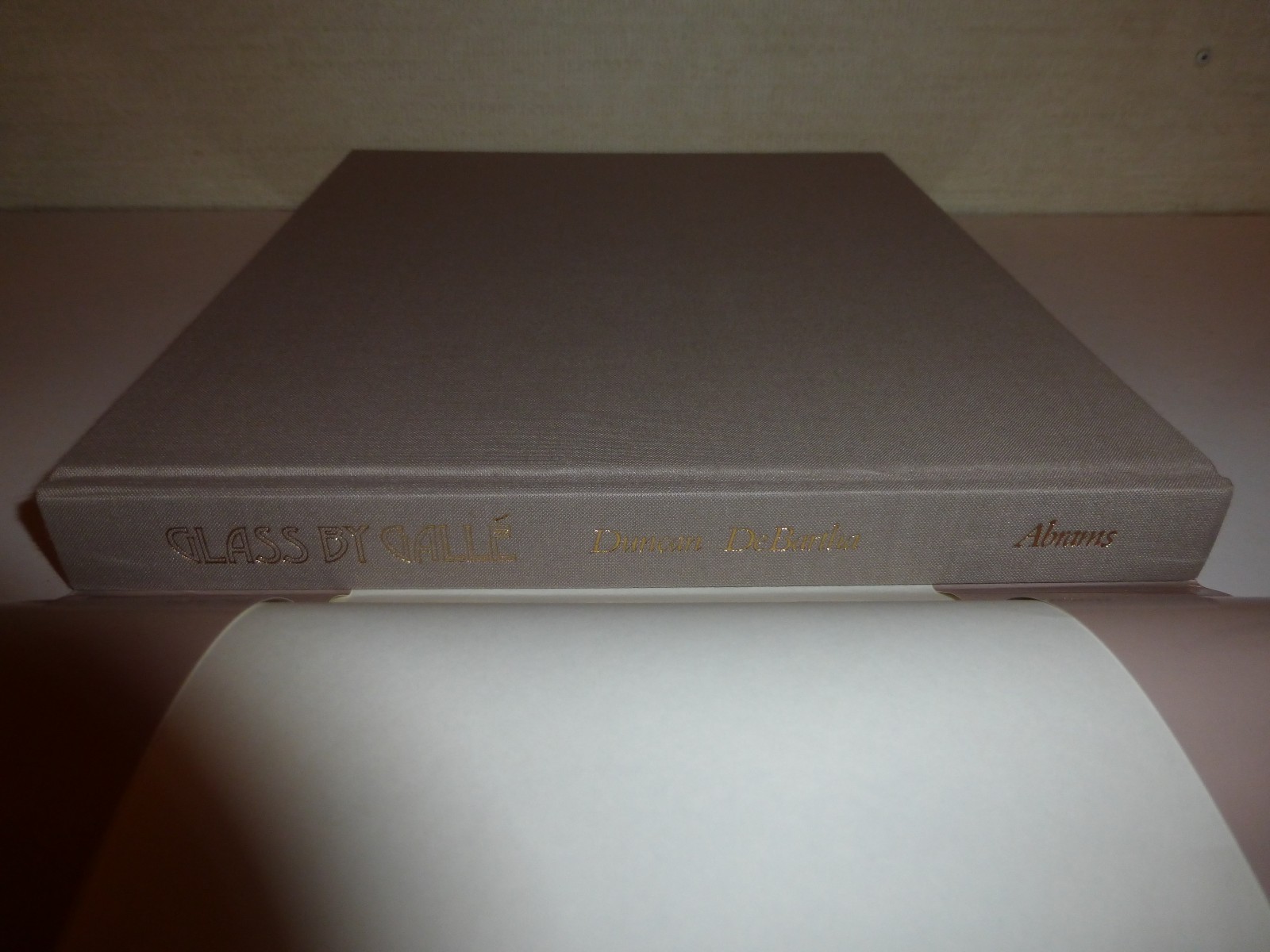 Glass by Galle by Alastair Duncan and Georges De Bartha (1984, Hardcover) B343
