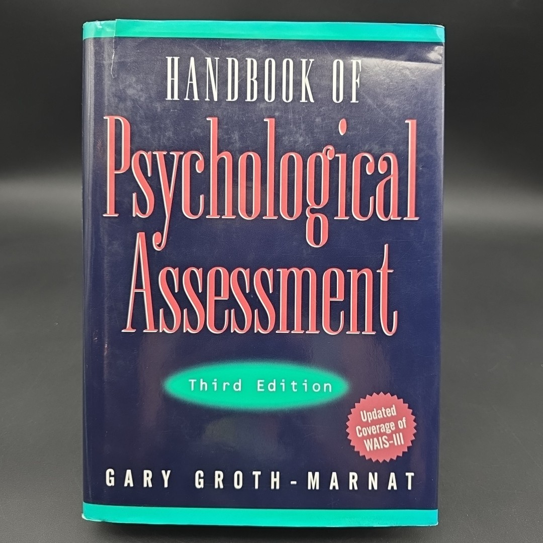 Handbook of Psychological Assessment 3rd Edition By Groth-Marnat, Gary & J Wiley