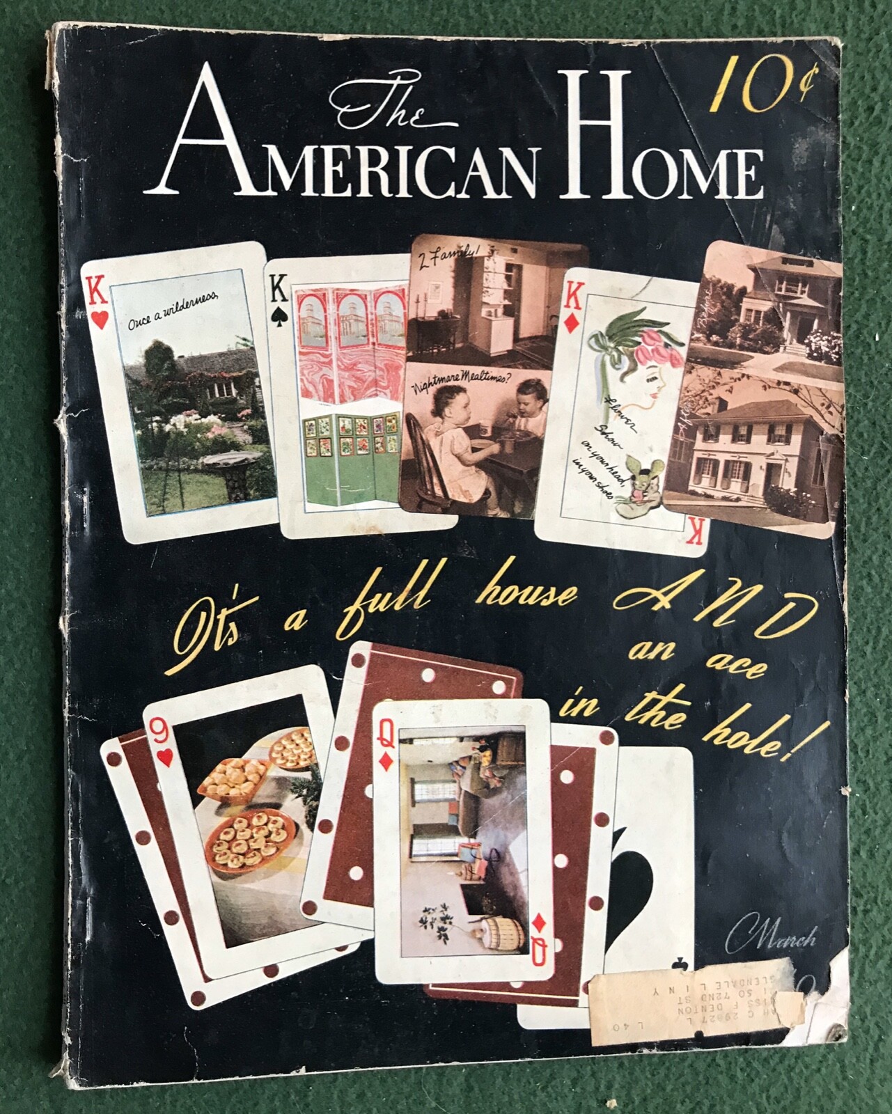 The American Home March 1940 DYI how to magazine decorating