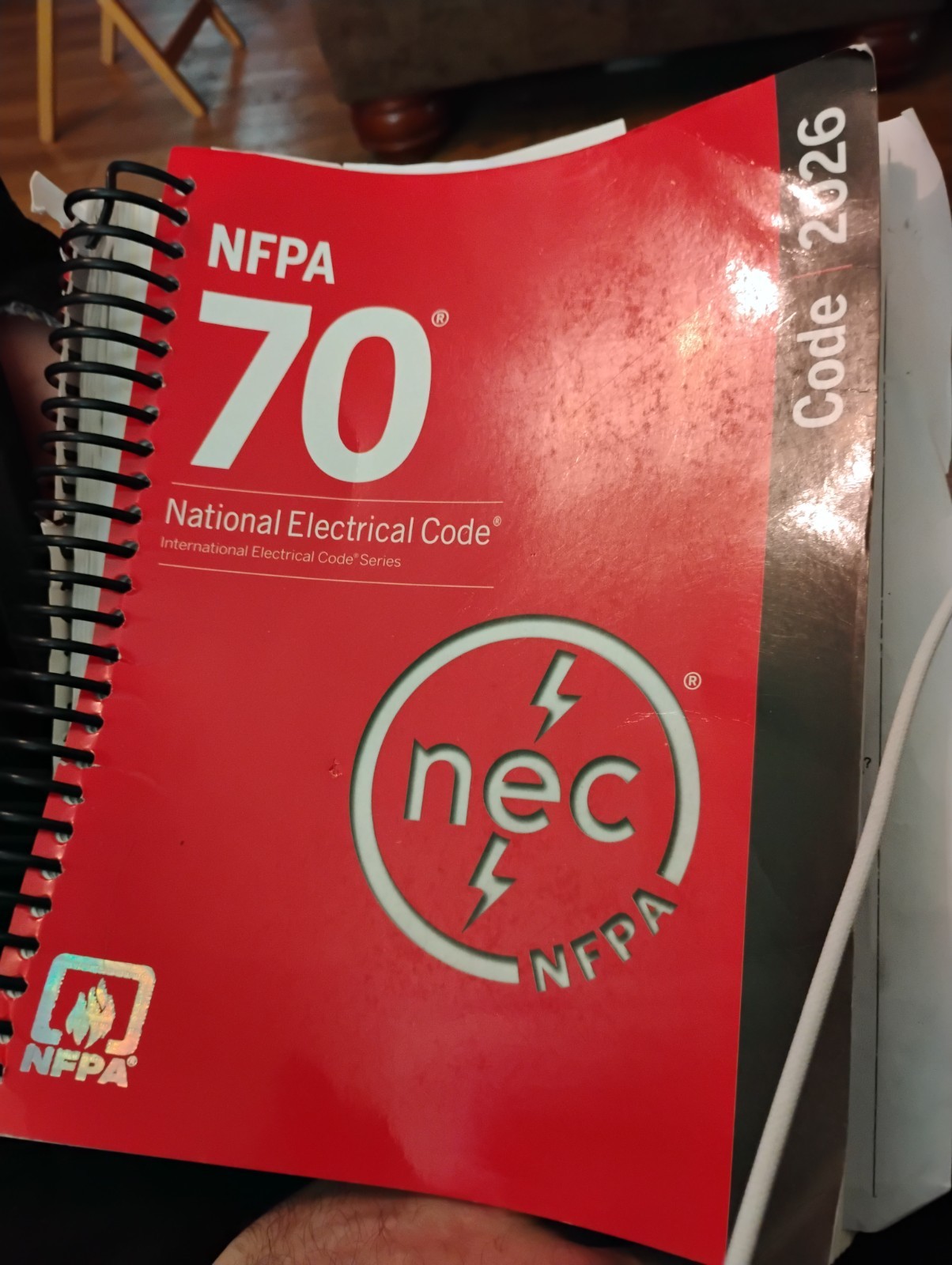 NFPA 70 2026 NEC Code Book + Ugly’s Electrical Ref Spiral + Index TAB 2026
