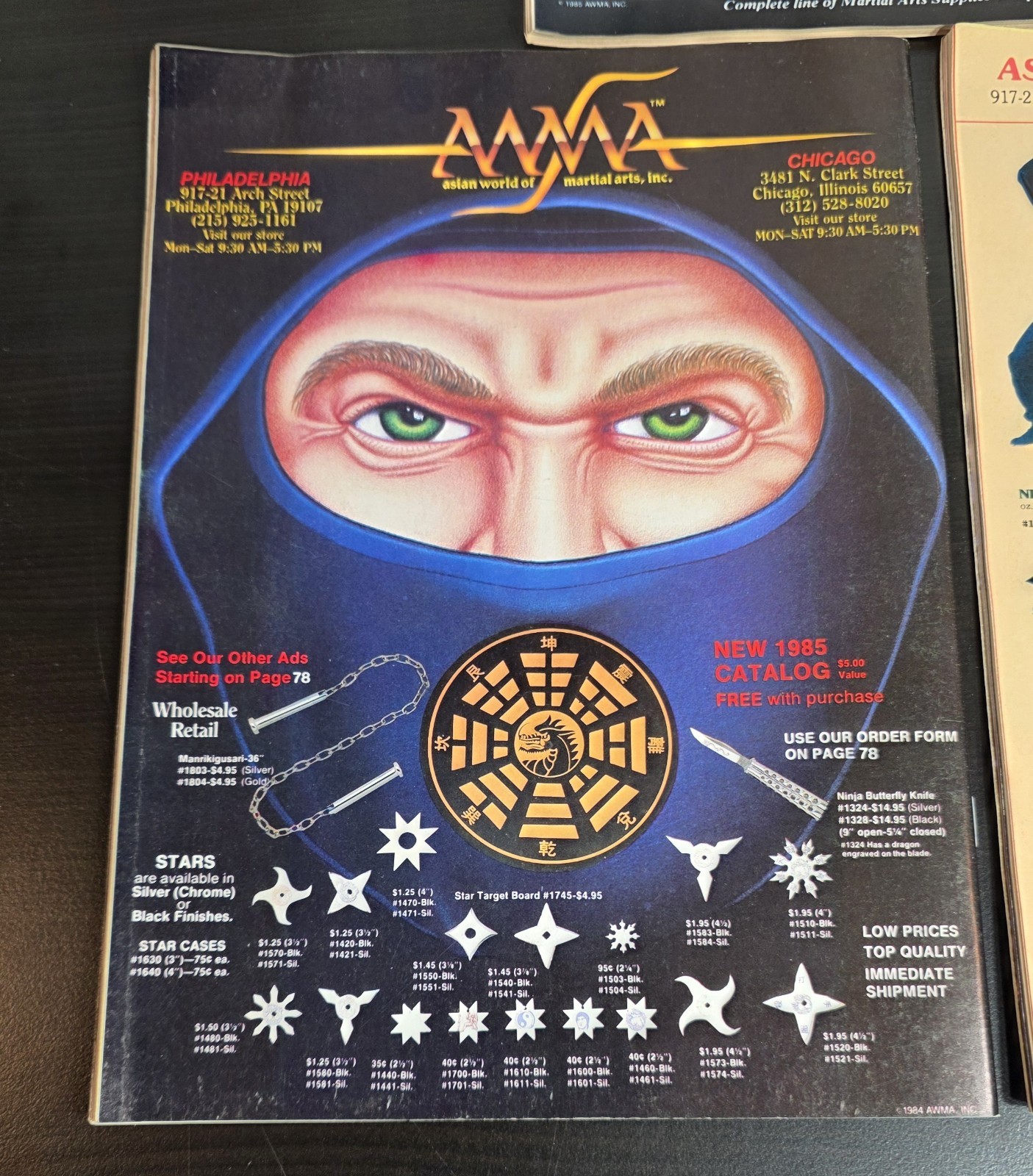 (3) Ninja The Original Magazines Aug/Oct 1985 & March 1987