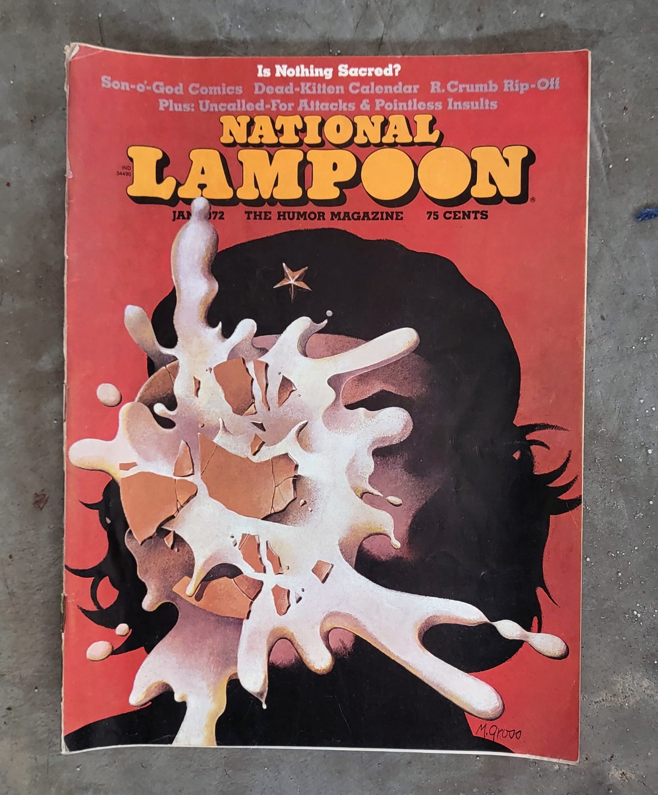 National Lampoon “Is Nothing Sacred?” January 1972 Magazine
