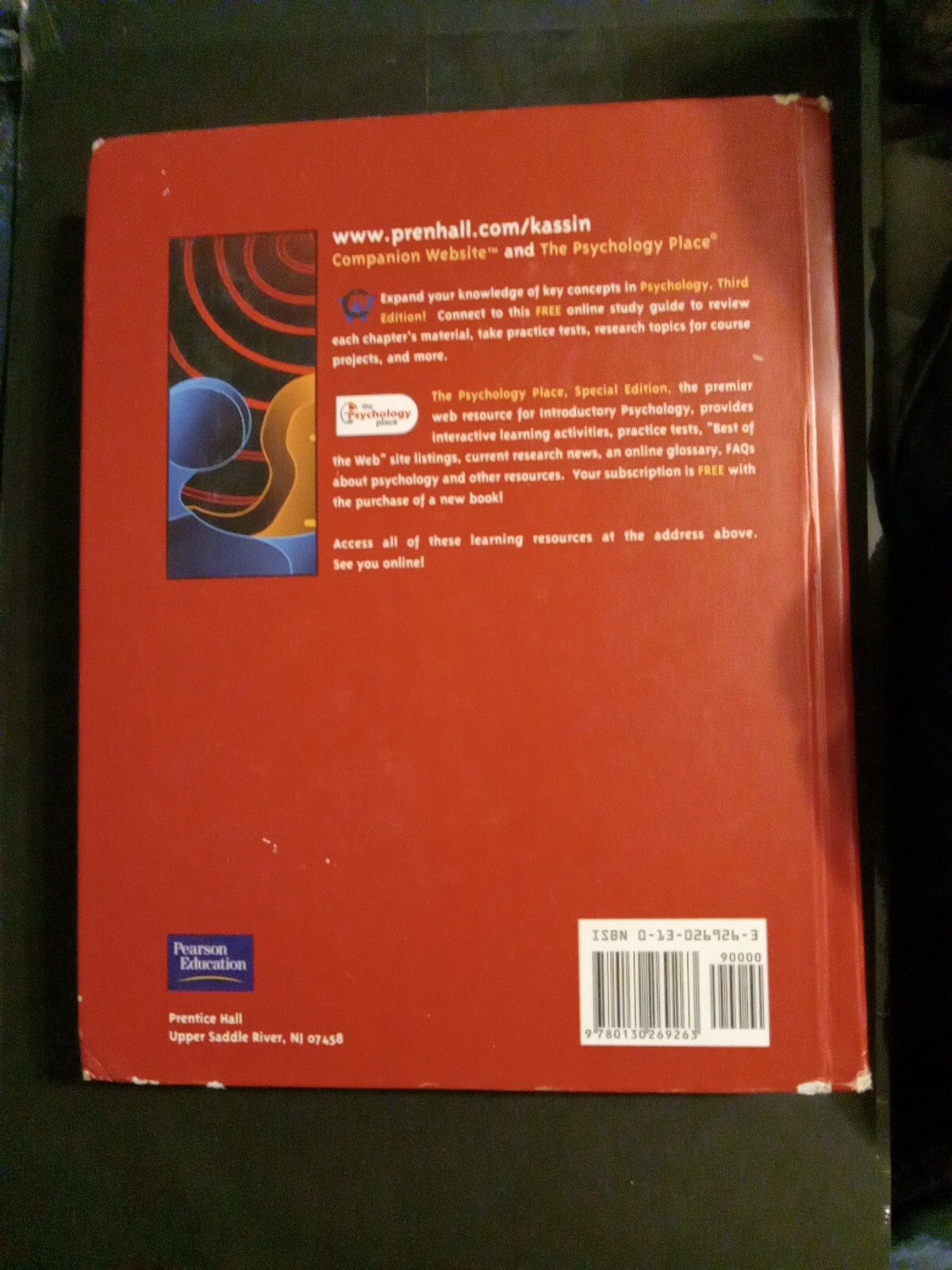 Psychology Hardcover Saul Kassin